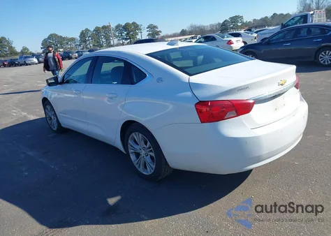 2015 Chevrolet Impala 1Lt из США, поврежденный, VIN 2G1115SL9F9173299